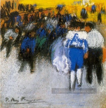 Courses de taureaux 2 1901 Cubisme Peinture à l'huile